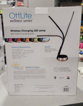 Load image into Gallery viewer, OttLite Wireless Charging LED Table or Desk Lamp, Black