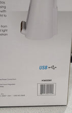 Load image into Gallery viewer, OttLite LED Desk Organizer Lamp with Wireless Charging Stand WHITE
