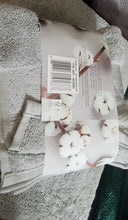 Load image into Gallery viewer, Purely Indulgent 100% Hygrocotton 6-piece Towel Set, 2-BATH, 2-HAND, 2-WASH (Color: Harbor Mist)