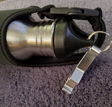 Load image into Gallery viewer, Frothy Stainless Steel Beer Cooler, Snuggy, bottle holder, bottle opener neoprene sleeve