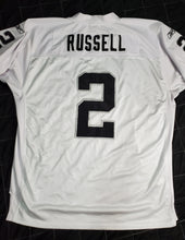 Load image into Gallery viewer, Los Angeles Raiders White Nike Football Jersey with black Satin Stitched #2 - Vintage