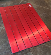 Load image into Gallery viewer, Outry Lightweight Aluminum Folding Table, Portable, (RED, Medium- Unfolded: 22.2" x 15.9" x 16.1")