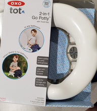 Load image into Gallery viewer, OXO Tot 2-in-1 Go Potty for Travel, Compact, Gray