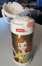 Load image into Gallery viewer, THERMOS FUNTAINER 12 Ounce Stainless Steel Vacuum Insulated Kids Straw Bottle, Princess