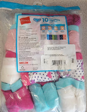 Load image into Gallery viewer, Hanes Girls Soft Tagless Hipsters - Size 4, 10-Pack