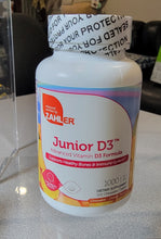 Load image into Gallery viewer, Kids Zahler Junior Chewable 1000IU D3, Kids Great Tasting for Children, 120-Tablets