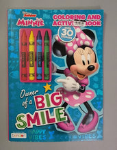 Load image into Gallery viewer, Disney Junior - Minnie Coloring & Activity Book - Over 30 Stickers - 4 Crayons