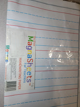 Load image into Gallery viewer, Dry Erase Magnetic Handwriting Paper, Jumbo 22"L x 28"H