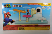 Load image into Gallery viewer, SUPER MARIO Cloud World Diorama Set with 2.5" Running Mario Action Figure
