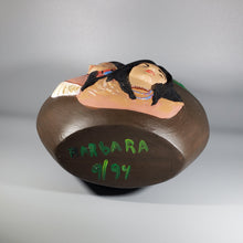 Load image into Gallery viewer, Native America Hand Painted Vase with Man & Woman #8