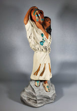 Load image into Gallery viewer, Native American Girl Holding Clay Pot- Standing, Hand Painted Collectable figurine #12
