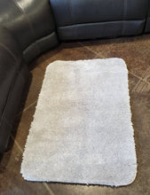Load image into Gallery viewer, Charisma Bath Mat, Plush, Skid Resistant Backing, 24 in x 36 in, Color: Platinum