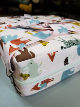 Load image into Gallery viewer, Sumnacon Chair Increasing Cushion - Baby Toddler Kids Infant Portable Highchair Booster Cushion Washable Thick Chair Seat Cloth Strap(Pink Animal)