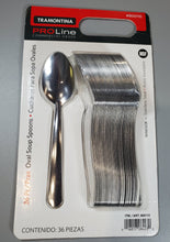 Load image into Gallery viewer, Tramontina ProLine Windsor Oval Soup Spoon, Stainless Steel, 36 count