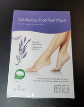 Load image into Gallery viewer, 2 Pairs Foot Peel Mask Exfoliant for Soft Feet in 1-2 Weeks, Exfoliating Booties for Peeling Off Dead Skin, Unisex Lavender by BEALUZ