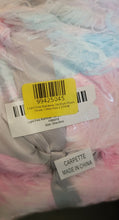 Load image into Gallery viewer, Light Pink Rainbow Tie-Dye Plush Throw Blanket, Double Sided, child's