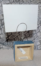 Load image into Gallery viewer, Photo Block Clip with Anchor Charm & "You, Me... and the Sea" Wood Grain