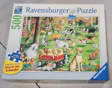 Load image into Gallery viewer, Ravensburger at The Dog Park Large Format 500 Piece Jigsaw Puzzle for Adults – Every Piece is Unique