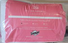 Load image into Gallery viewer, Collier Campbell Pillow Collection 2-Pack Sky Blue Queen, Standard, NuLoft Fiber Fill