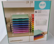 Load image into Gallery viewer, American Crafts Stackable 662587 Paper Tray by We R Memory Keepers | 12 x 12-inch, 4 pack
