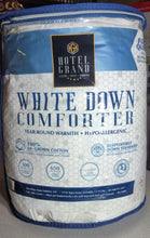 Load image into Gallery viewer, Hotel Grand White Down Comforter, 500 TC Luxury Down Full/Queen