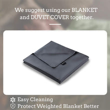 Load image into Gallery viewer, Cooling Weighted Blanket 20 lbs (100% Cotton Material with Glass Beads) Grey, Queen Size