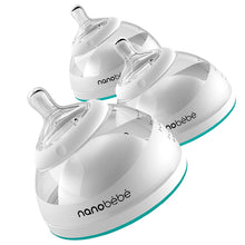 Load image into Gallery viewer, nanobebe Baby Bottles for Breastfed Babies, 3pk (Award Winning Innovation), Teal