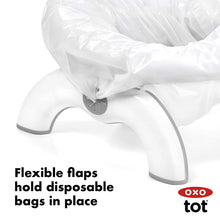 Load image into Gallery viewer, OXO Tot 2-in-1 Go Potty for Travel, Compact, Gray
