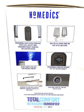 Load image into Gallery viewer, HoMedics Total Comfort Ultrasonic Humidifier Warm & Cool Mist - Read