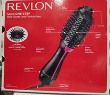 Load image into Gallery viewer, REVLON One-Step Hair Dryer And Volumizer Hot Air Brush, Black