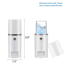 Load image into Gallery viewer, Nano Facial Mister Portable Mini purse size Face Mister, Sprayer, Cool Facial Steamer