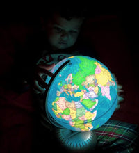 Load image into Gallery viewer, World Earth Globe 10" Inch (25cm) Illuminated Premium Antique Desktop - Home Decor