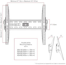 Load image into Gallery viewer, Sonax Wall Mount Support for TV 50 inch