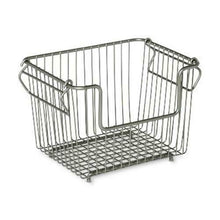 Load image into Gallery viewer, Stacking Bath Basket Champagne Finish - 88 Main, Space Saving, Stackable