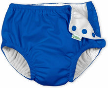 Load image into Gallery viewer, i Play Green Sprouts Baby -Royal Blue Swim Briefs - Swim Diaper, US 12M