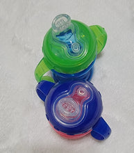 Load image into Gallery viewer, Nuby Two-Handle No-Spill Super Spout Grip N' Sip Cup, Blue/Green, and Red/Purple
