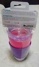 Load image into Gallery viewer, Munchkin Splash Open Toddler cup with Training Lid 2-Pack 7 oz Purple &amp; Pink
