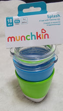 Load image into Gallery viewer, Munchkin Splash Open Toddler cup with Training Lid 2-Pack 7 oz Blue &amp; Green
