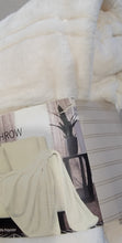 Load image into Gallery viewer, Life Comfort Luxe Velvet Throw Blanket 60in x 70in Vibrant Elegant Design, Soft Cream
