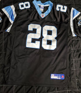 Carolina Panthers Reebok Authentic Jersey Stewart #28 Vintage NFL Football Classics