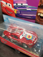 Load image into Gallery viewer, Disney Cars Pixar Fest Edition Metallic Lightning McQueen 1:55 Scale Diecast
