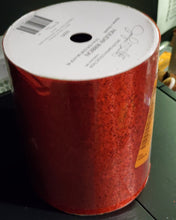 Load image into Gallery viewer, Home &amp; Hearth, White with Silver Sparkle Ribbon , Jaclyn Smith Collection 5.5" x 15'

