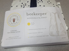 Load image into Gallery viewer, Burt's Bees Baby - Beekeeper Wearable Blanket, Twinkle Bee, Large, 22-28lbs
