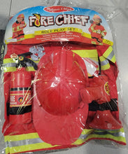 Load image into Gallery viewer, Melissa &amp; Doug Deluxe Fire Chief Role Play Dress-Up Set, 3-6 years
