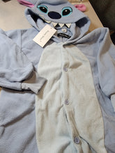 Load image into Gallery viewer, Beauty Shine Unisex Child Cartoon Stitch Onesies Plush Pajamas 4T
