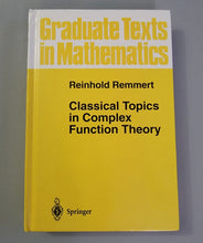 Load image into Gallery viewer, Classical Topics in Complex Function Theory (Graduate Texts in Mathematics, 172) by Reinhold Remmert and L.D. Kay | Nov 14, 1997
