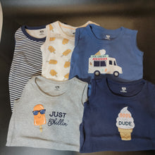Load image into Gallery viewer, Hudson Baby Unisex Baby Cotton Sleeveless Bodysuits, Ice Cream Truck, 18-24mo
