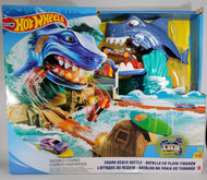Mattel - Hot Wheels - City Shark Beach Battle Play Set FNB2, Age 5-8+