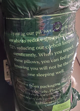 Load image into Gallery viewer, Exquisite Hotel Plush Gel-Fiber Filled Hypoallergenic Pillows with a 100% Cotton Shell, Windowpane Pattern, and Soft Density, 2-Pack, Standard
