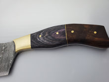 Load image into Gallery viewer, Hunting knife DAMASCUS steel KNIFE FULL TANG
